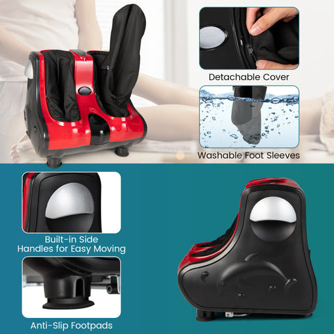 Foot and Calf Massager Shiatsu Foot Massager Machine with Tilt Base