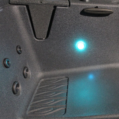 Origin 5-Person Lounger 30 Jet Plug and Play, 240V Hot Tub, Real Stainless Heater, Ozone, Waterfall and Upgraded Lighting