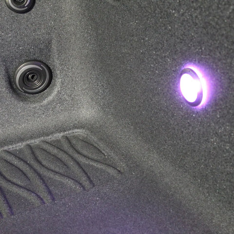 Origin 5-Person Lounger 30 Jet Plug and Play, 240V Hot Tub, Real Stainless Heater, Ozone, Waterfall and Upgraded Lighting