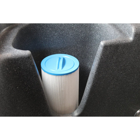 Origin 5-Person Lounger 30 Jet Plug and Play, 240V Hot Tub, Real Stainless Heater, Ozone, Waterfall and Upgraded Lighting