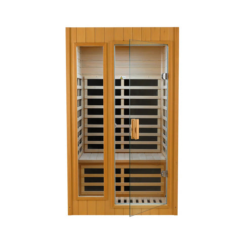 Hemlock Two-Person Far Infrared Roof Embedded Indoor Sauna Room