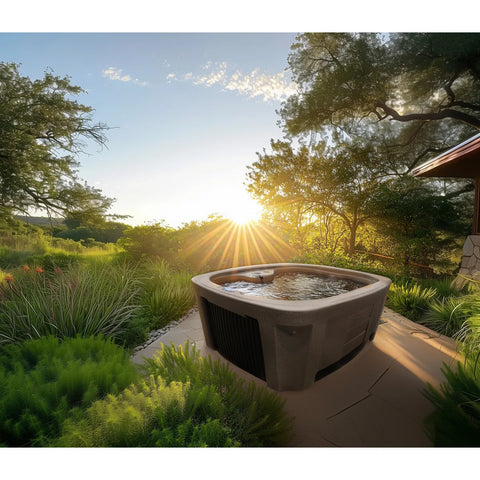 Arise 5-Person Open 45 Jet Plug and Play, 240V Hot Tub, Real Stainless Heater, Ozone, Waterfall and Upgraded Lighting