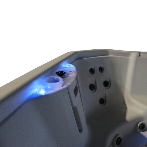 Spark 7-Person Open 35 Jet Plug and Play, 240V Hot Tub, Real Stainless Heater, Ozone, Waterfall and Upgraded Lighting