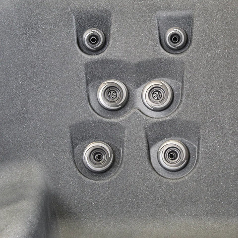 Prime 7-Person Open 99 Jet 240V Hot Tub, Real Stainless Heater, Ozone, Waterfall and Upgraded Lighting