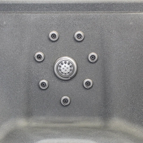 Prime 7-Person Open 99 Jet 240V Hot Tub, Real Stainless Heater, Ozone, Waterfall and Upgraded Lighting