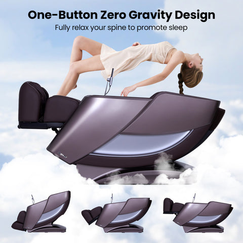 2025 Enjoyment 42 - Full Body Zero Gravity Massage Recliner with Airbags and Foot Rollers
