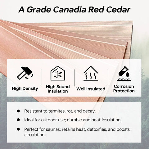 4-Person Outdoor Barrel Sauna with View Window,Electric Heater,Sauna Starter Kit