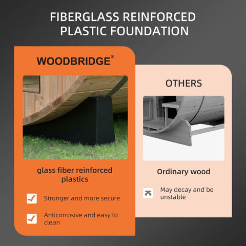 4-Person Outdoor Barrel Sauna with View Window,Electric Heater,Sauna Starter Kit